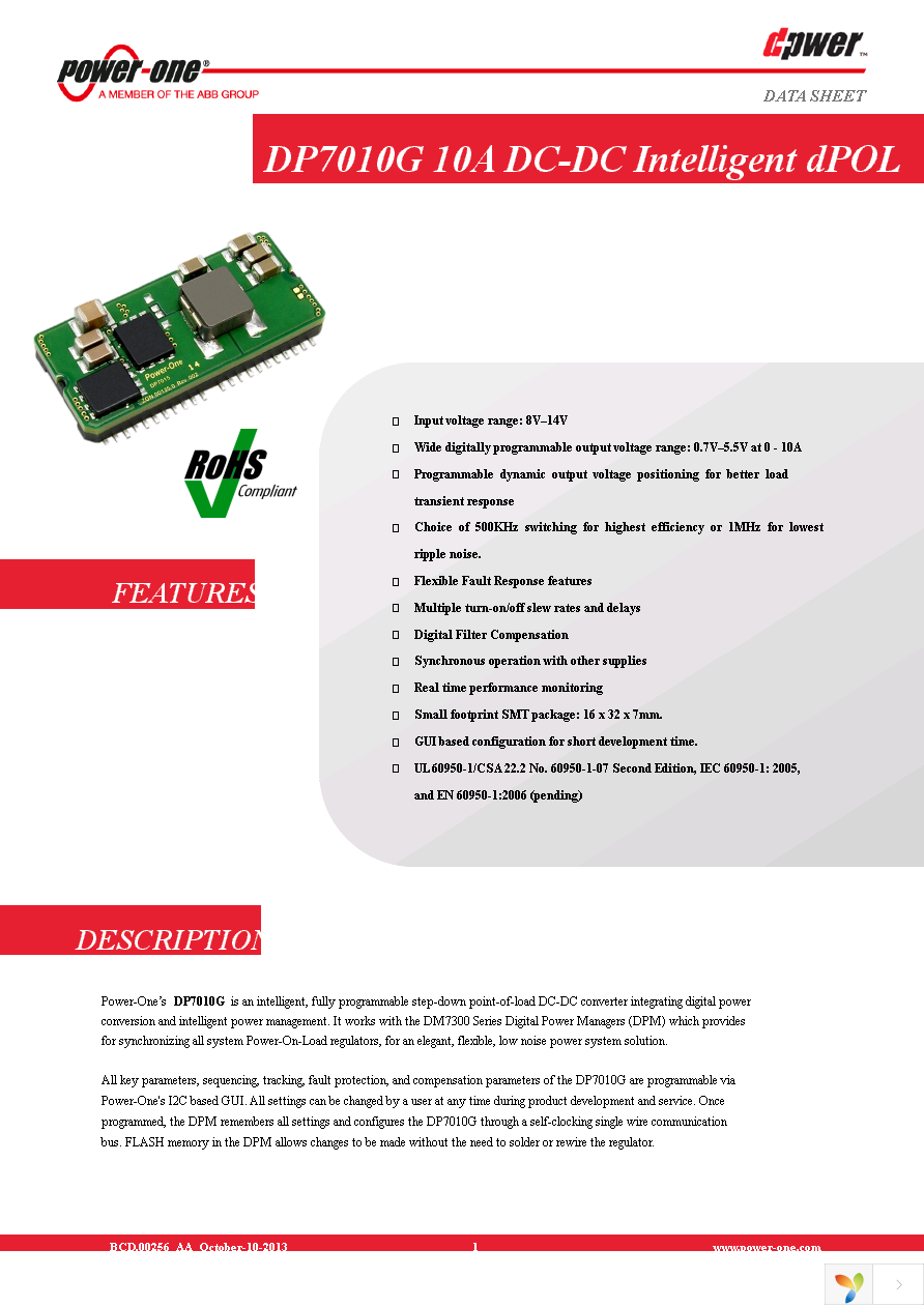 DP7010G-R100 Page 1