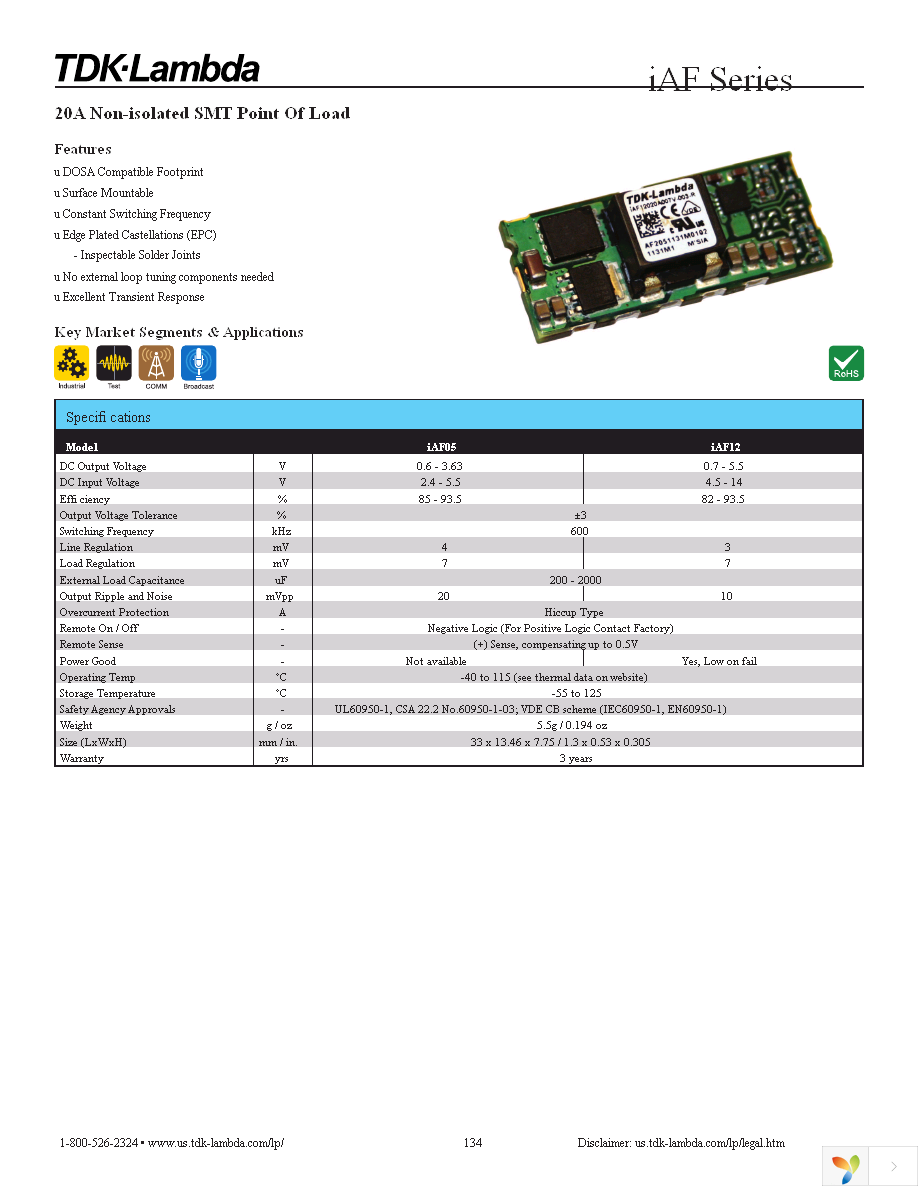 IAF12020A007V-003-R Page 1