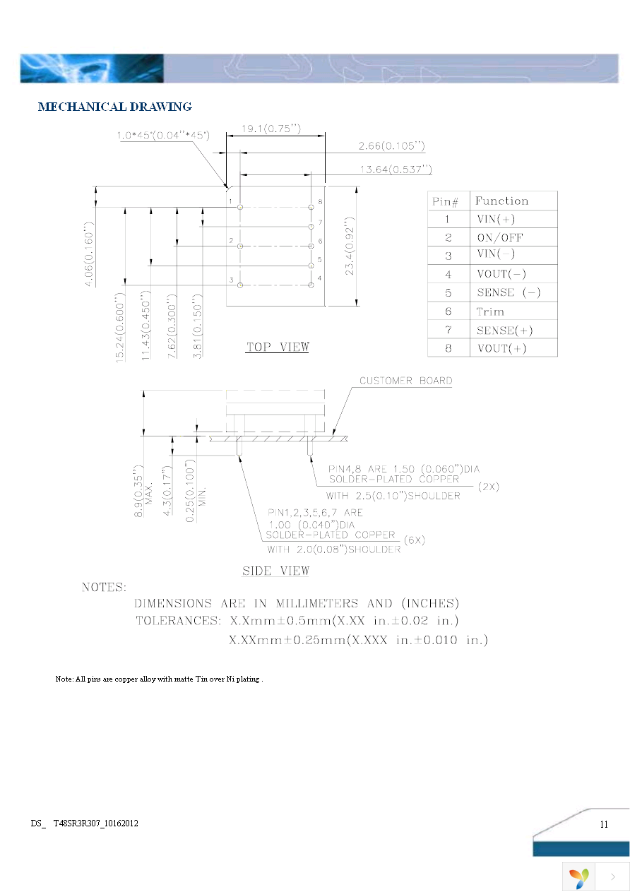 T48SR3R307NNFA Page 11