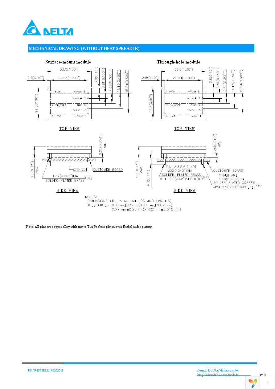 V48SC3R325NRFA Page 14