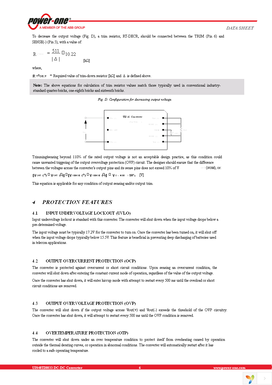 UIS48T20033-NDA0G Page 6