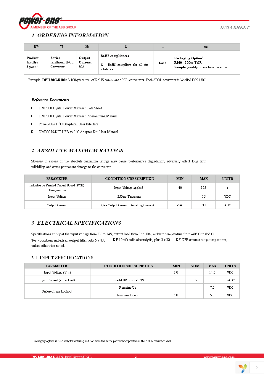 DP7130G-R100 Page 2