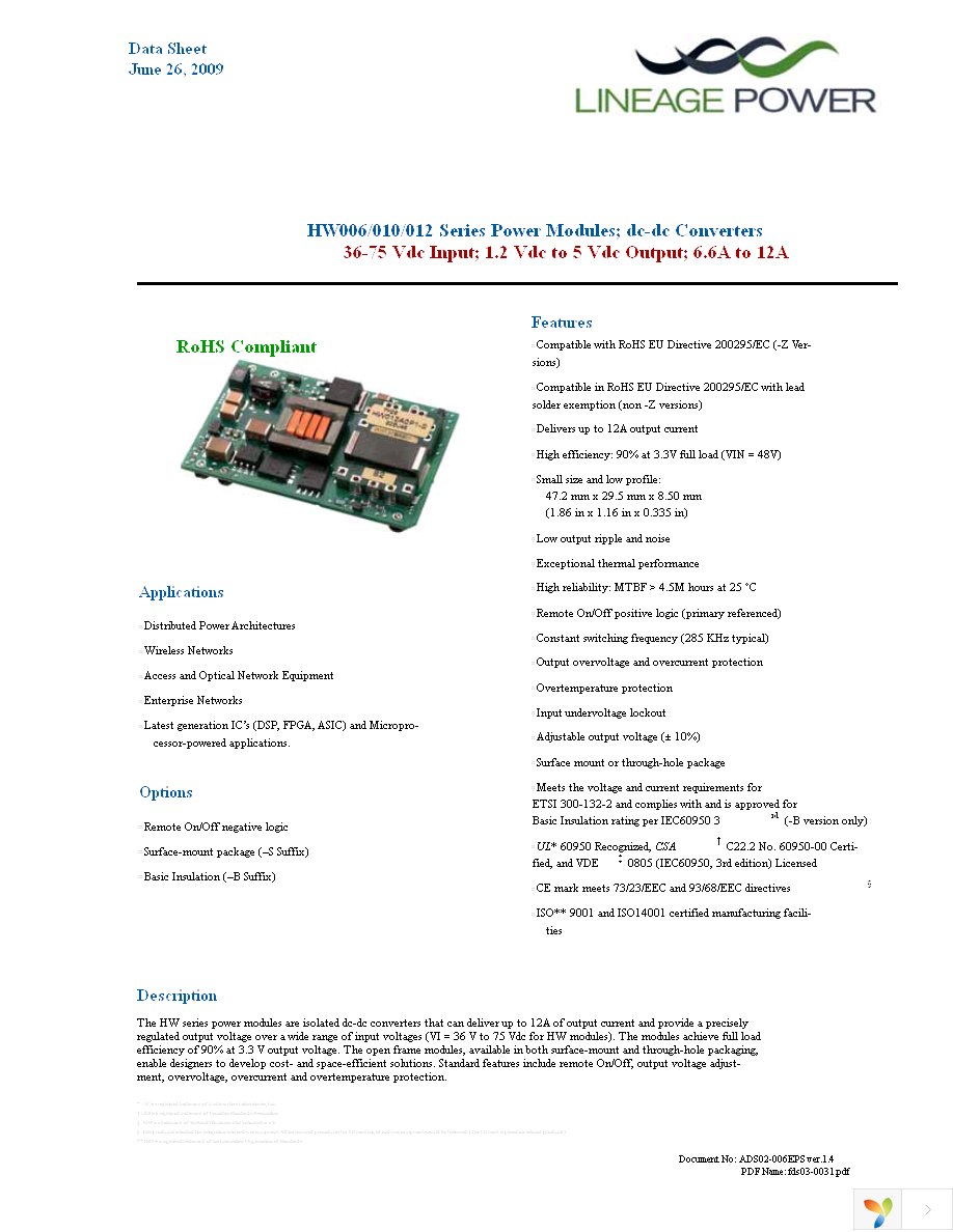 HW006A6A1-SZ Page 1