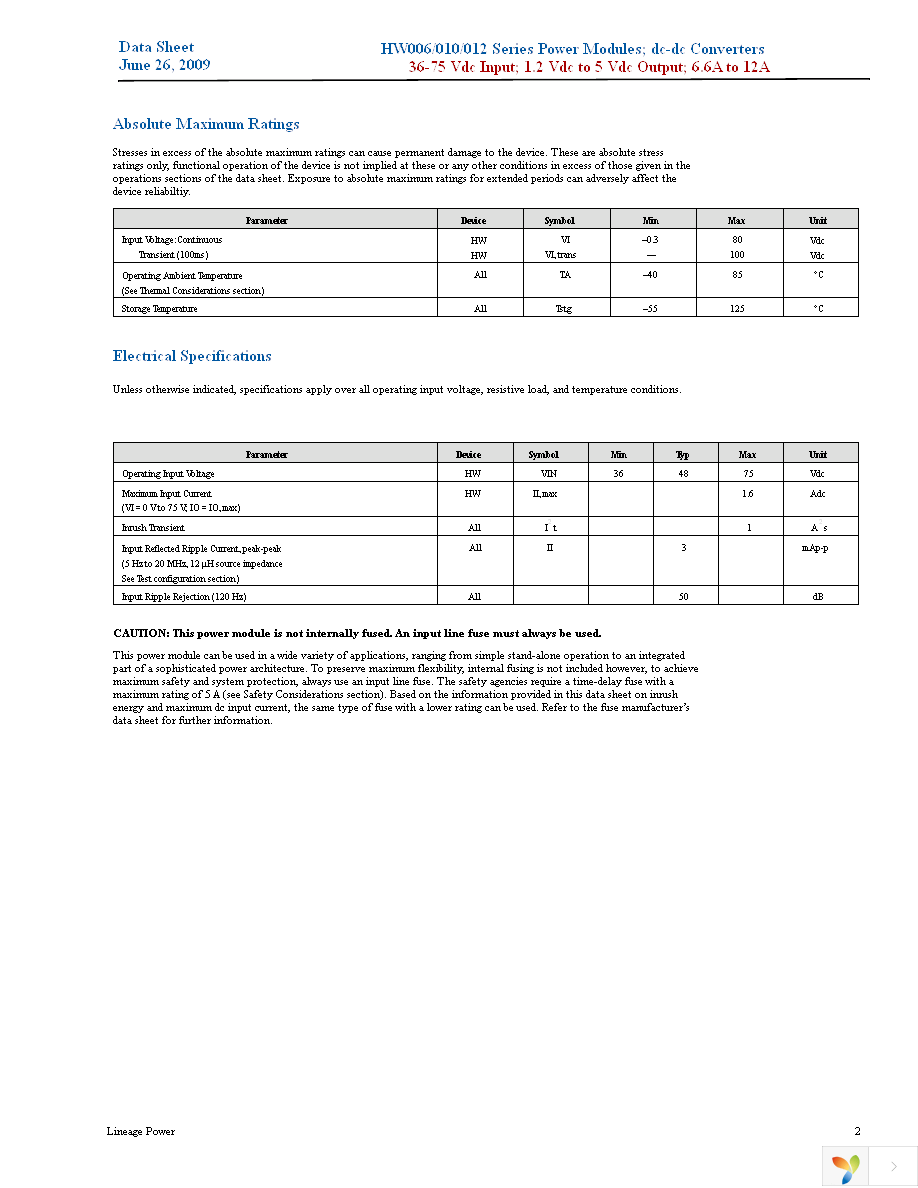 HW006A6A1-SZ Page 2