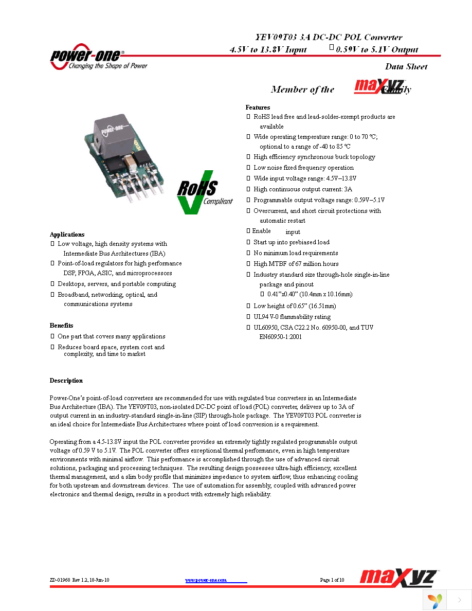 YEV09T03-0G Page 1