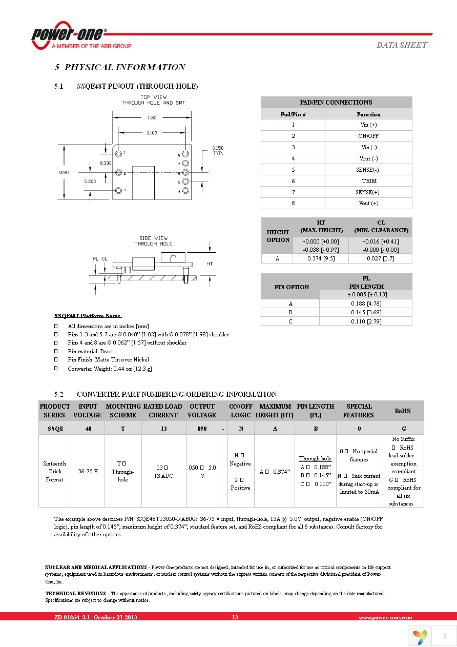 SSQE48T13050-NABNG Page 13