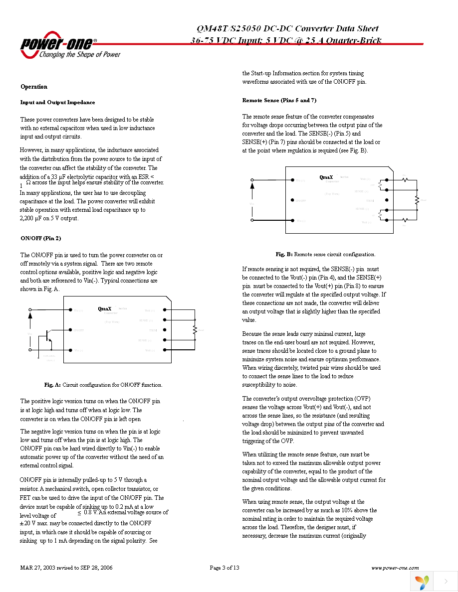 QM48T25050-NDB0 Page 3