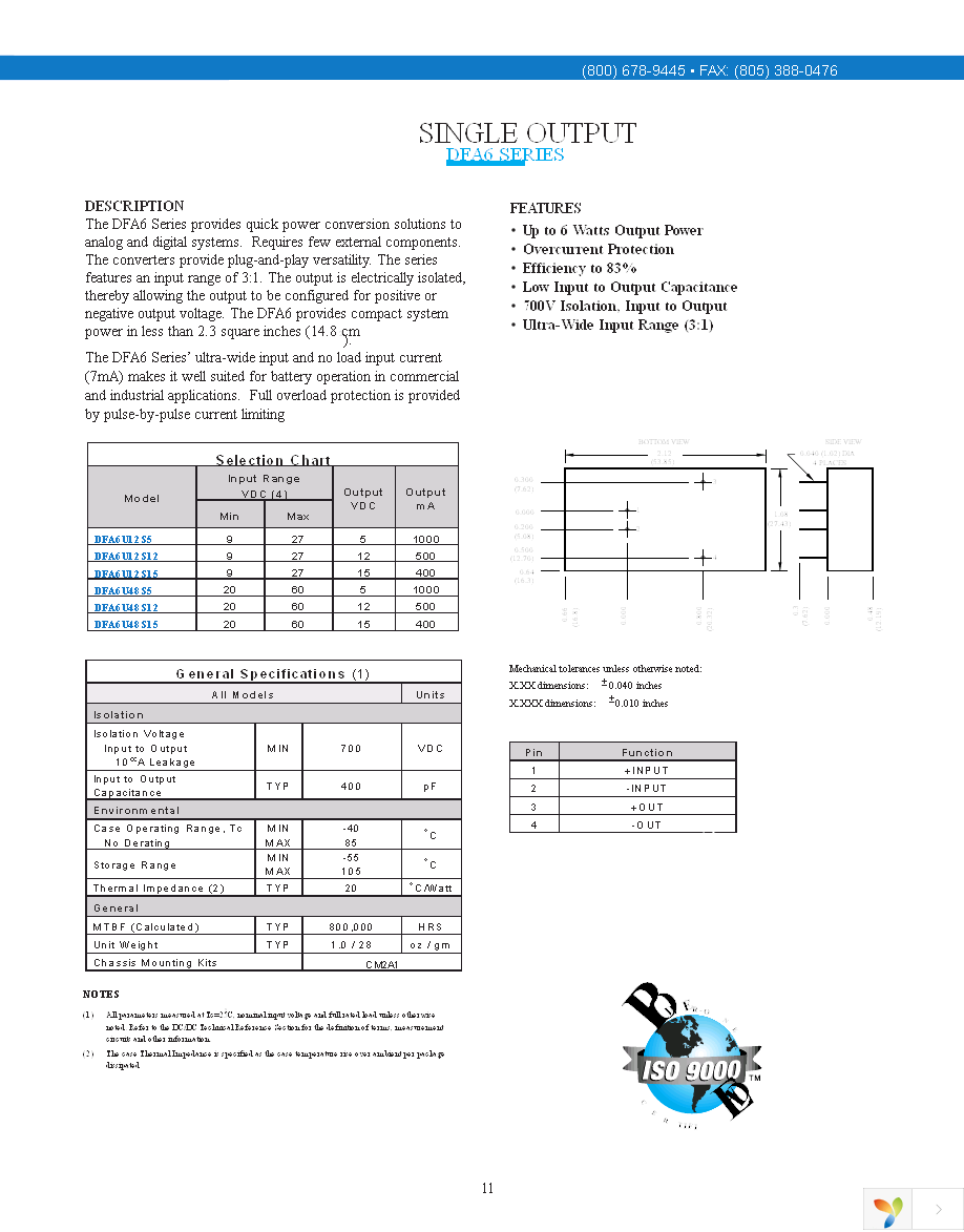 DFA6U12S5 Page 1