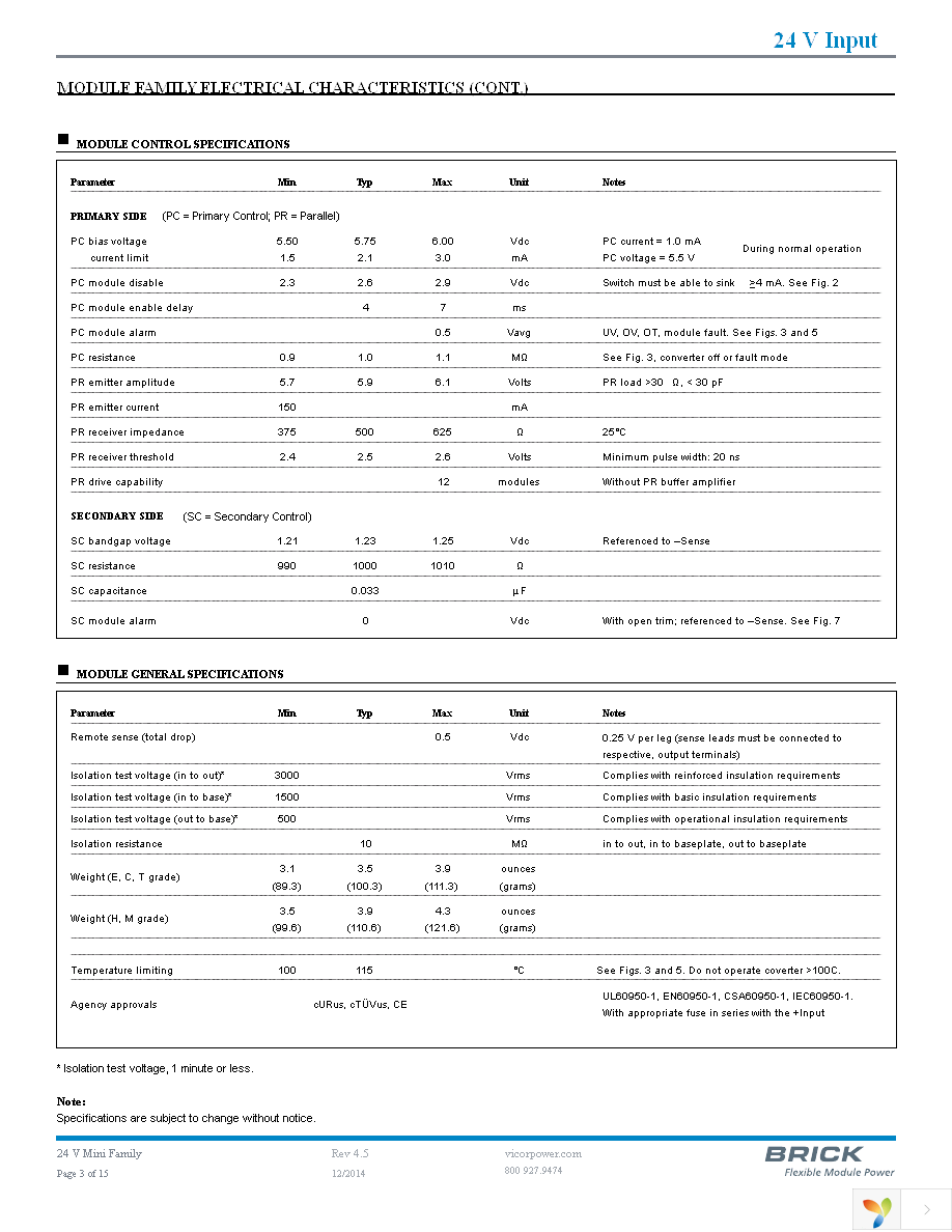 V24B5C150BL Page 3