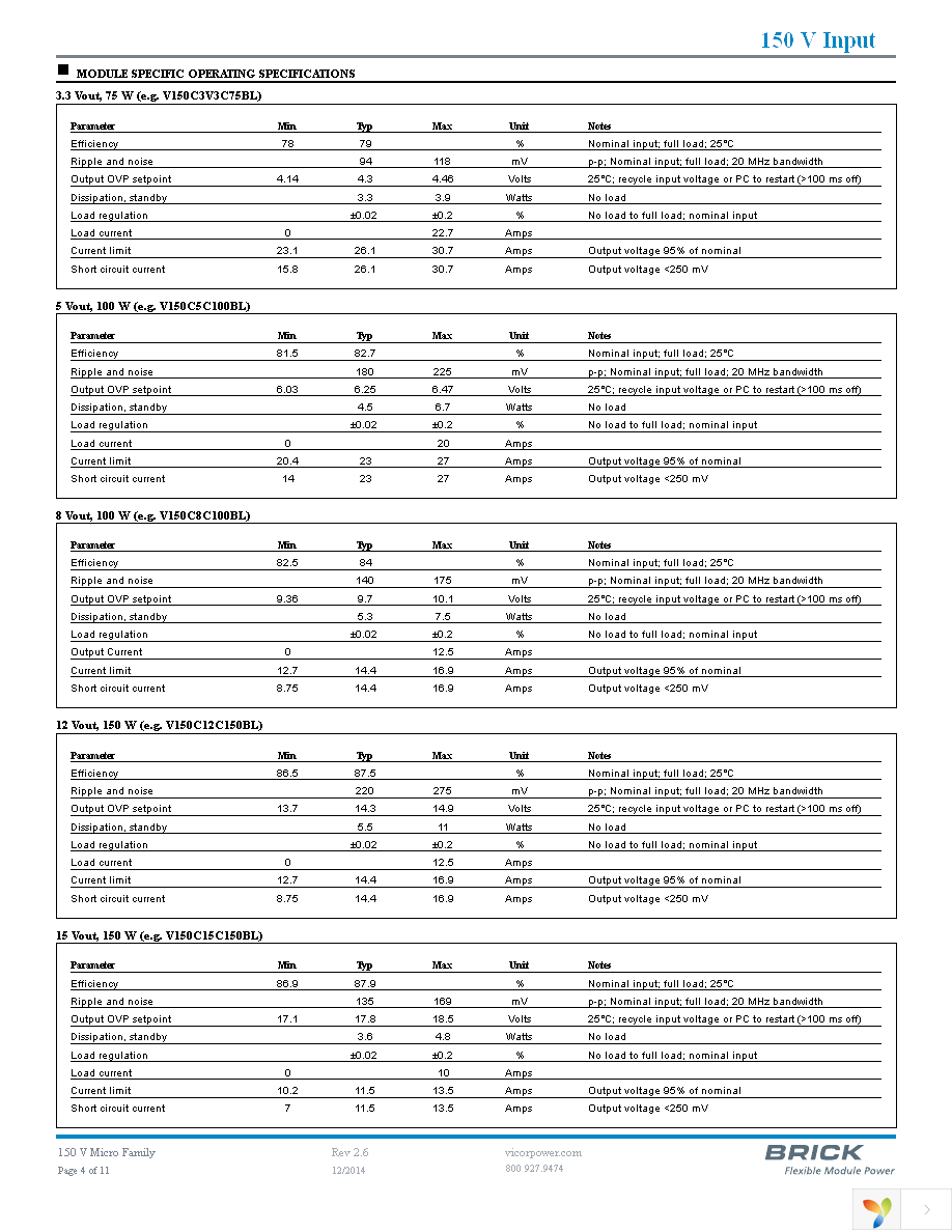 V150C12C150BL Page 4