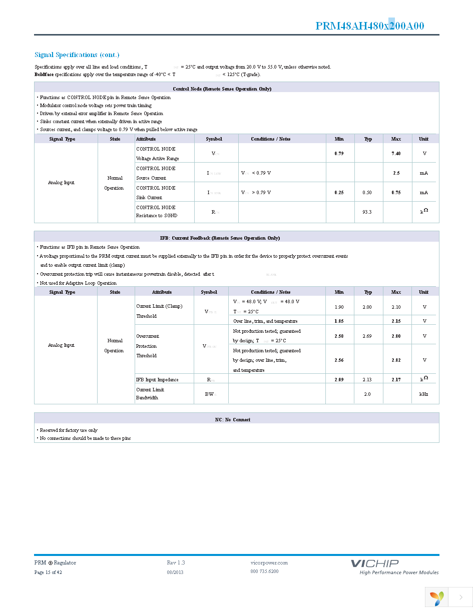 PRM48AH480T200A00 Page 15