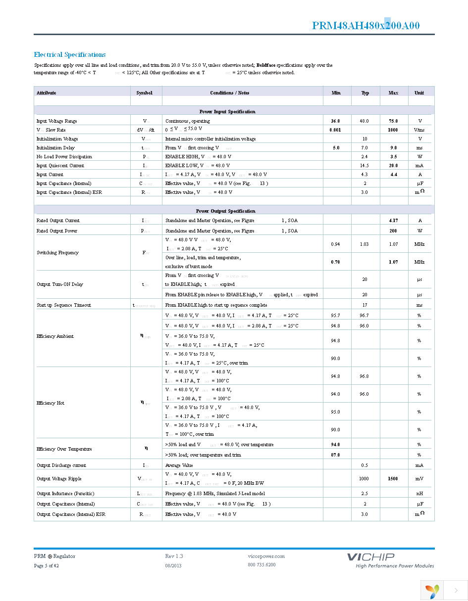 PRM48AH480T200A00 Page 5