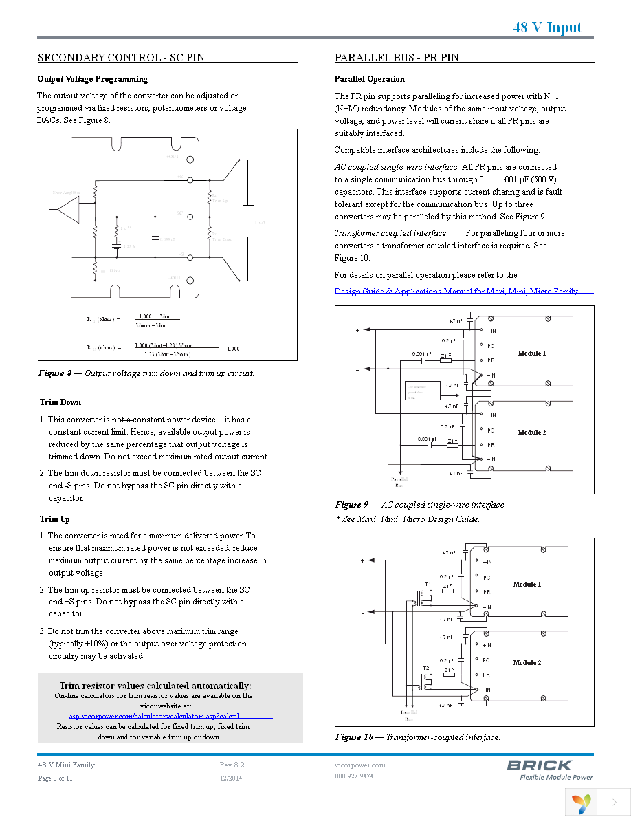 V48B12C250BL Page 8