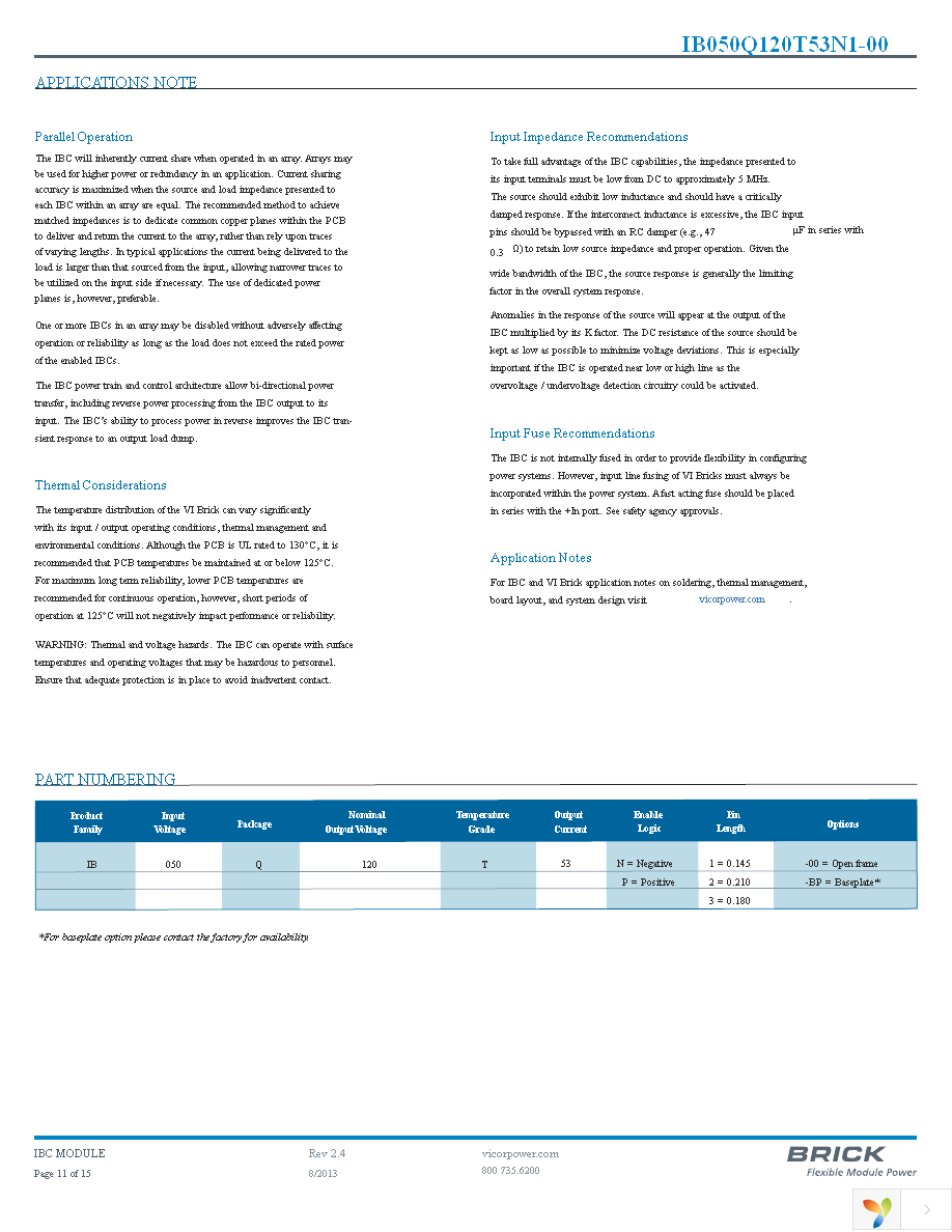 IB050Q120T53N1-00 Page 11