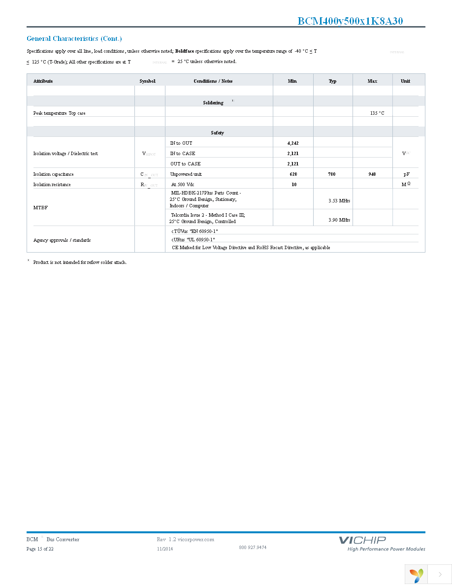 BCM400P500T1K8A30 Page 15