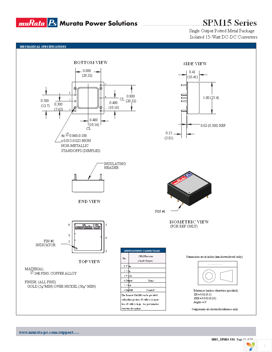 SPM15-050-Q12N-C Page 31