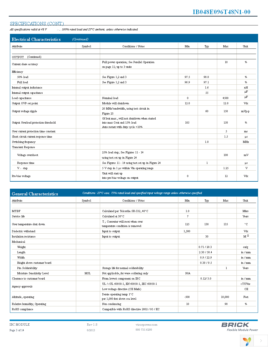 IB048E096T48N1-00 Page 3