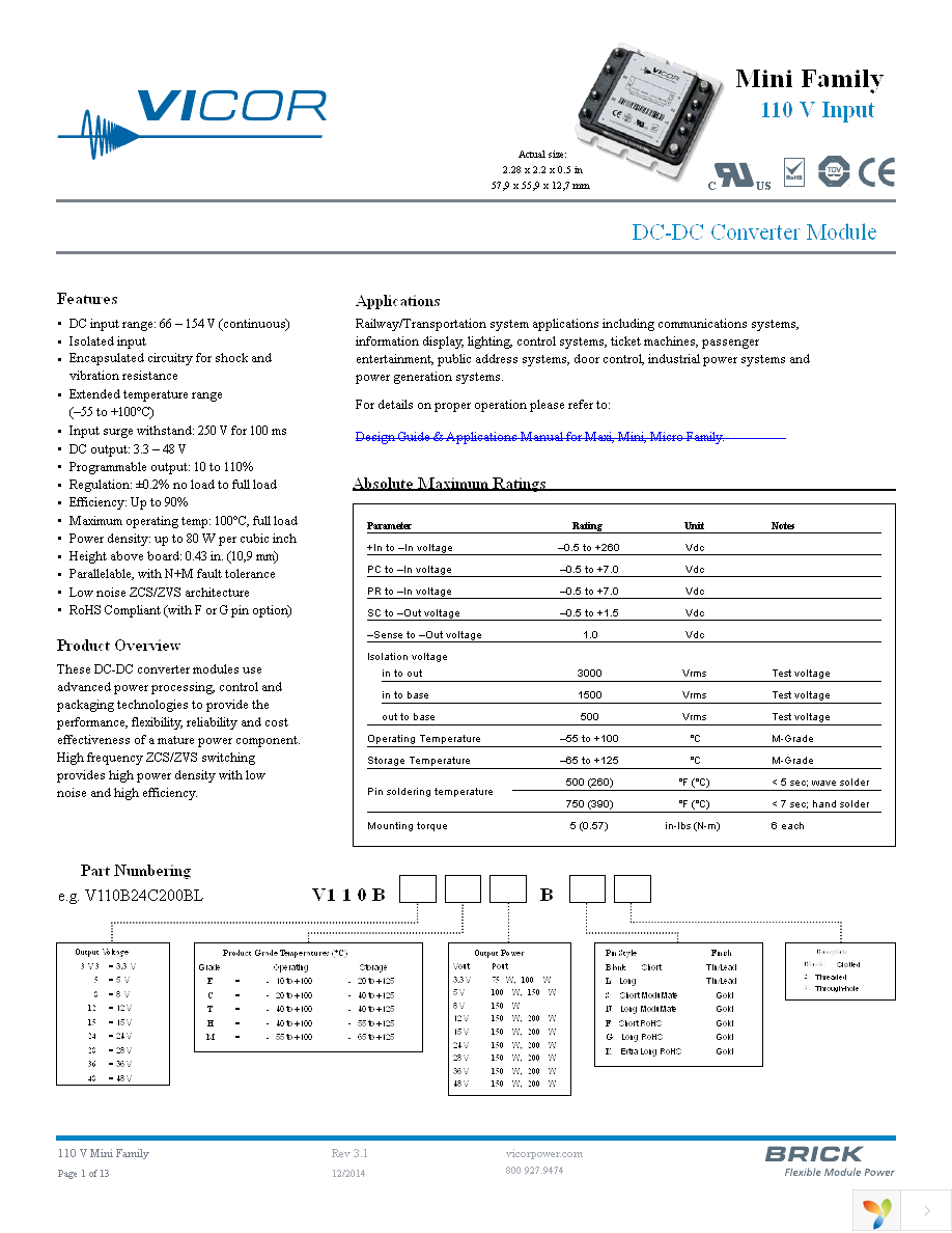 V110B24C150BL Page 1