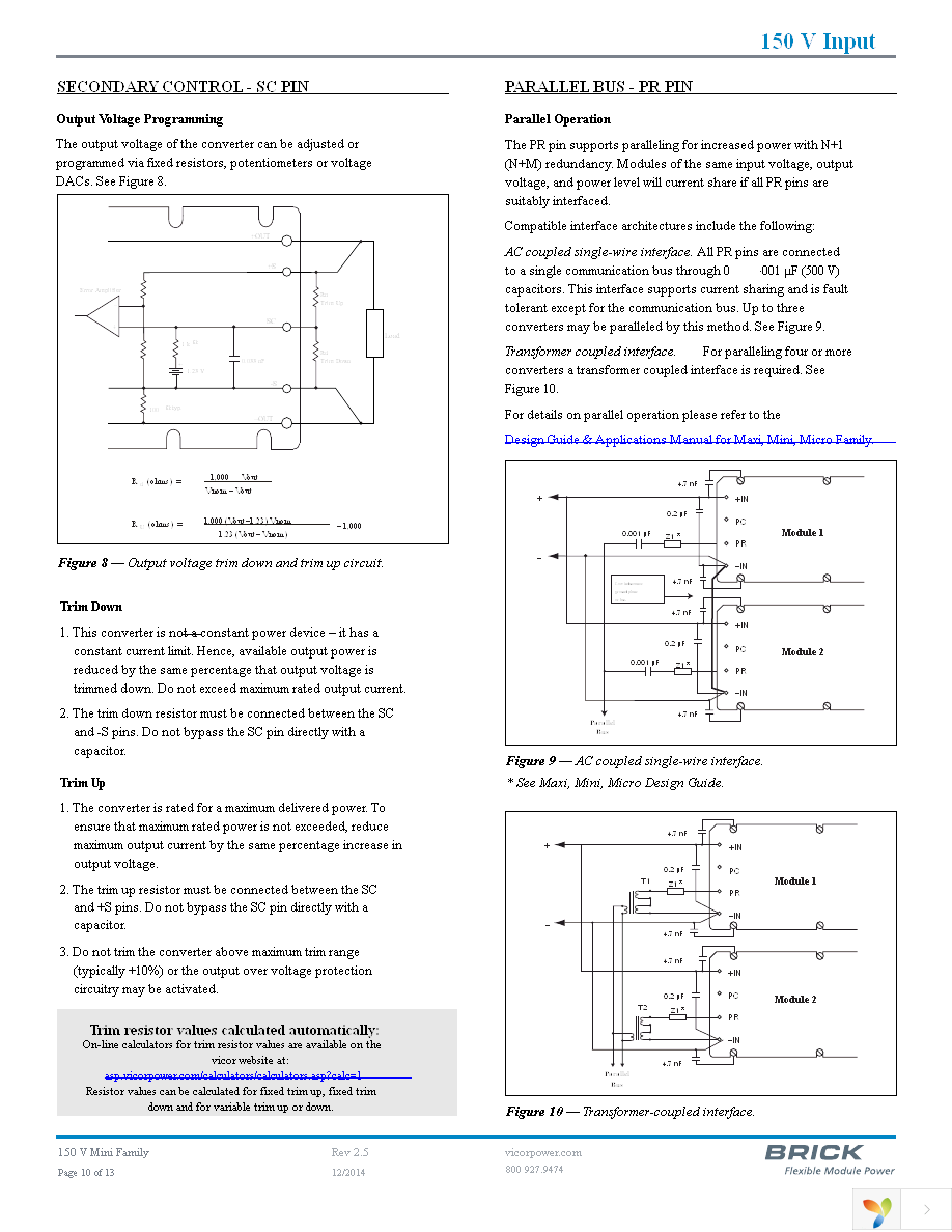 V150B24C250BL Page 10