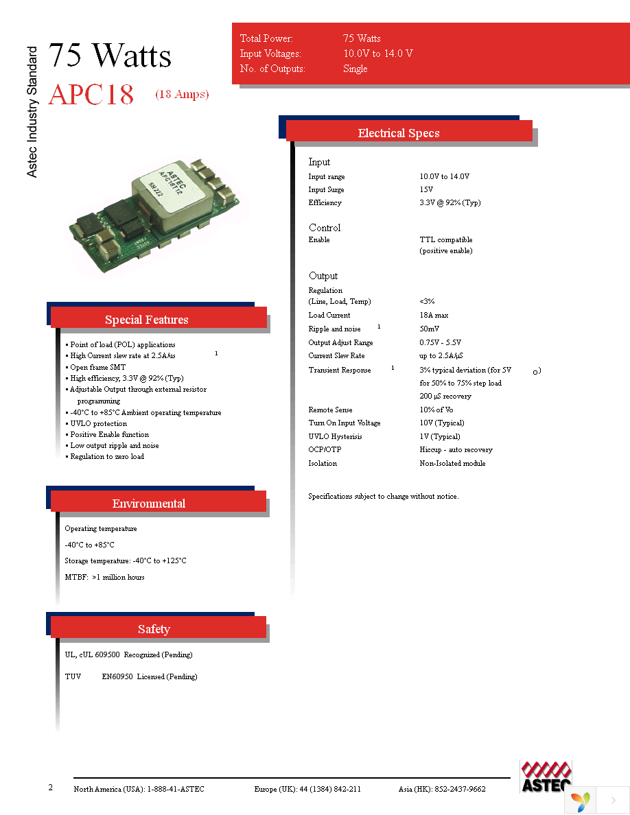 APC18T12-9JL Page 1