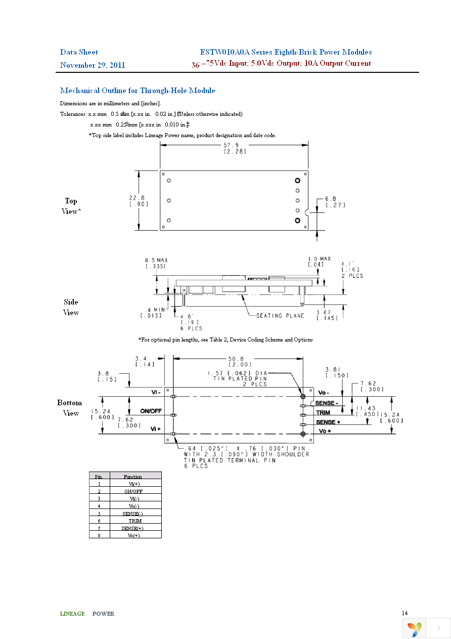 ESTW010A0A41-HZ Page 14