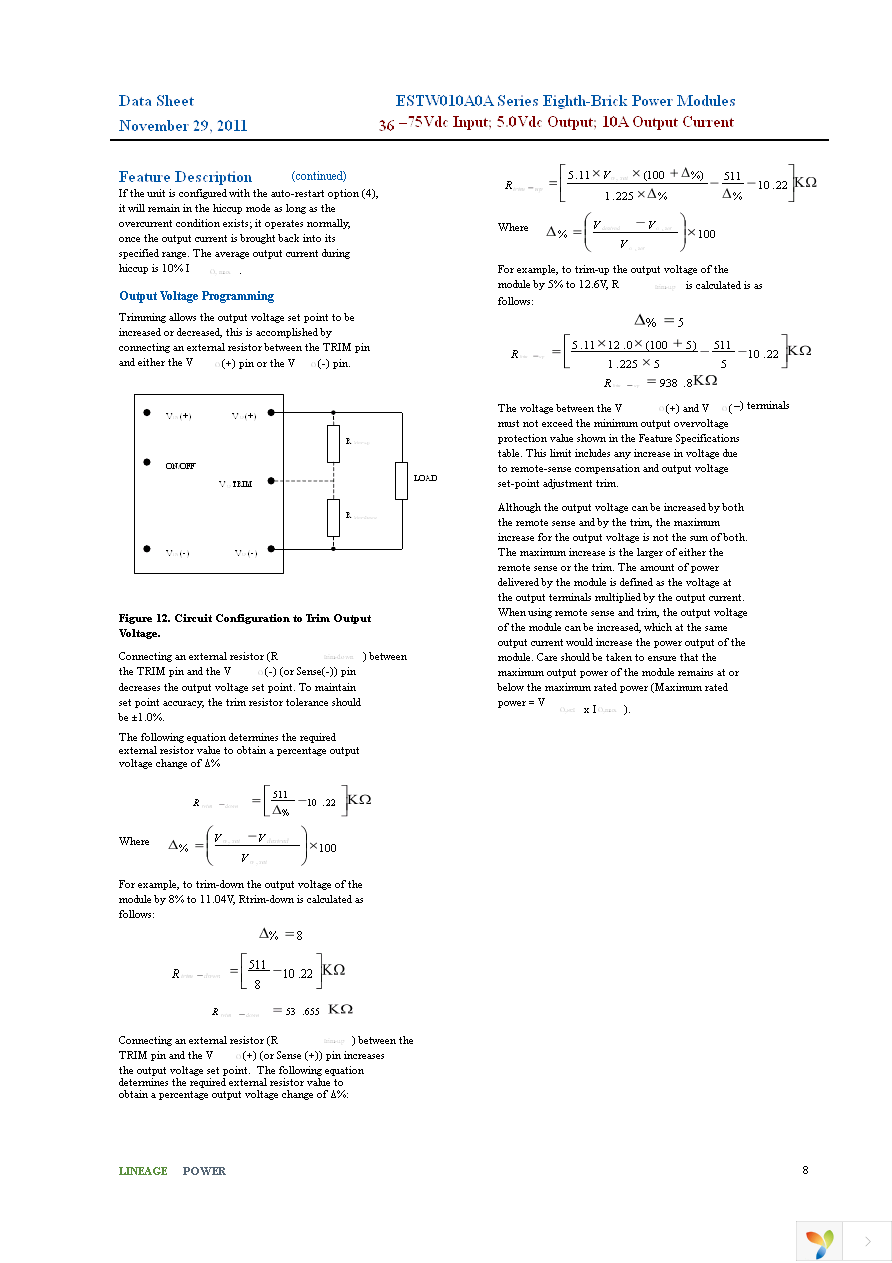 ESTW010A0A41-HZ Page 8