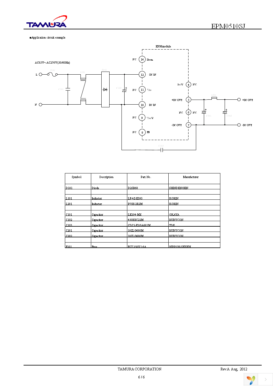 EPM0510SJ Page 6