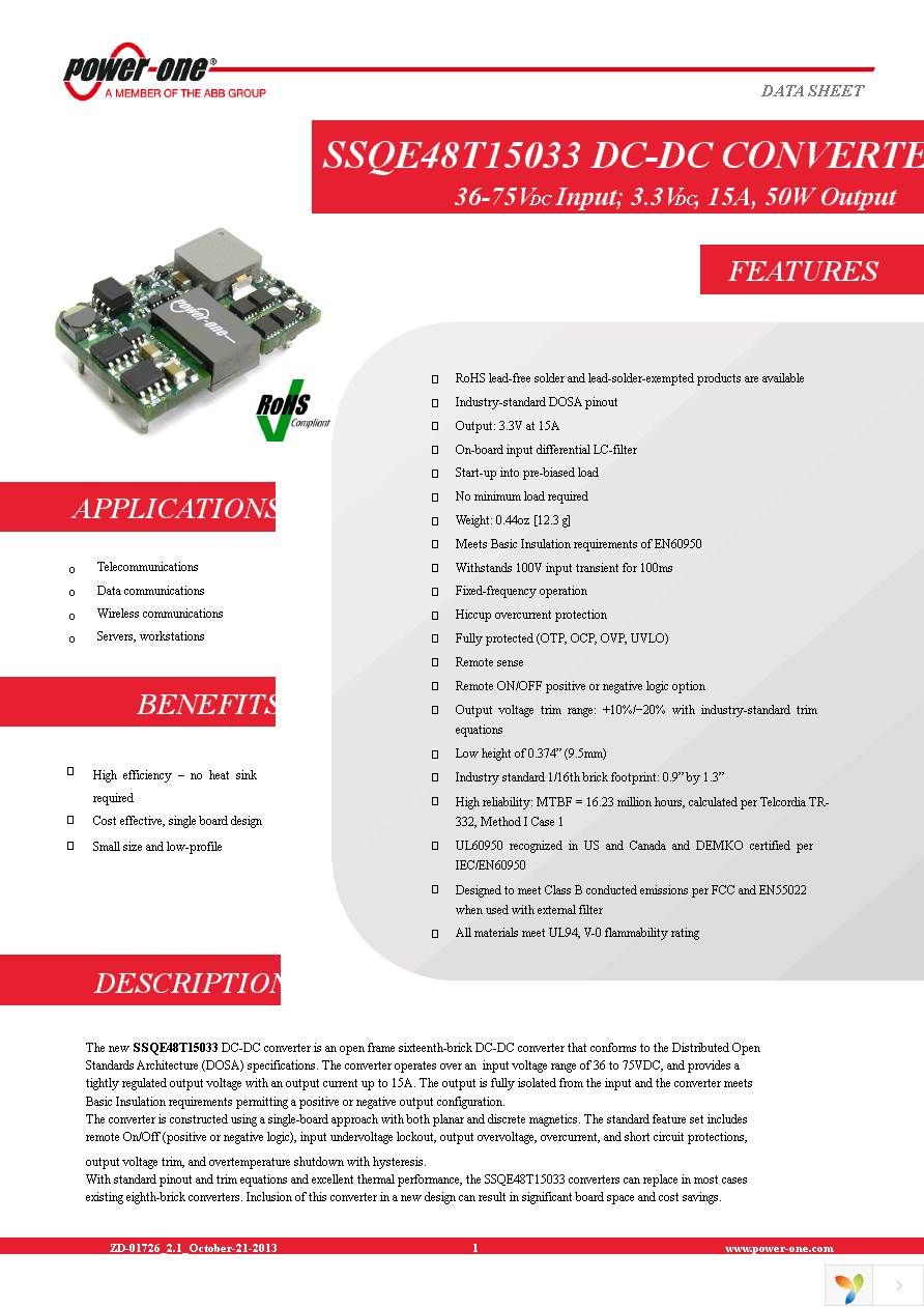 SSQE48T15033-NAA0G Page 1