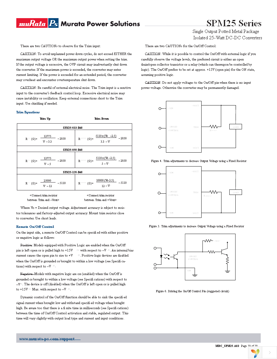 SPM25-050-D48-C Page 19