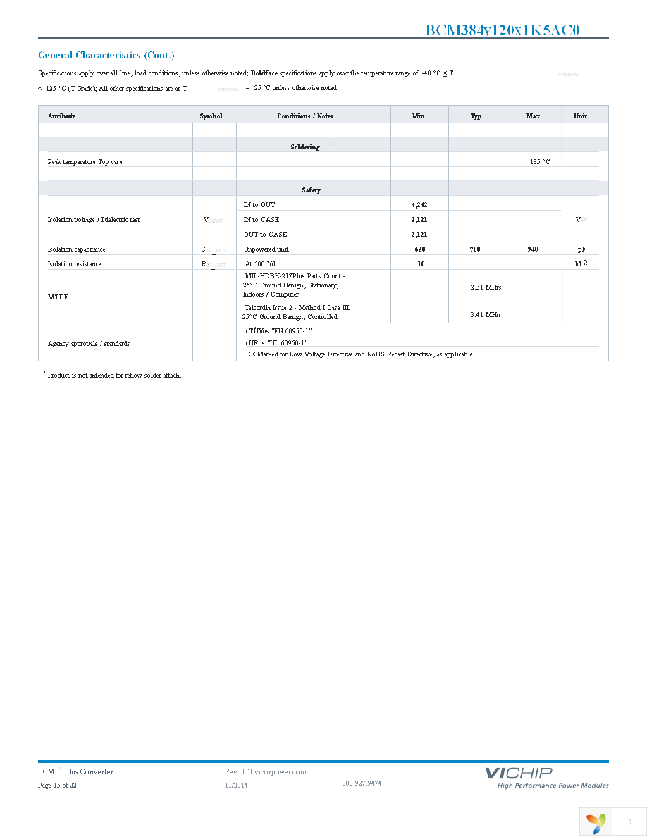 BCM384P120T1K5AC0 Page 15