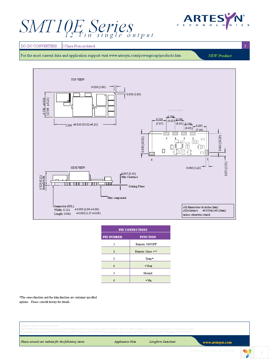 SMT10E-12W3V3J Page 3