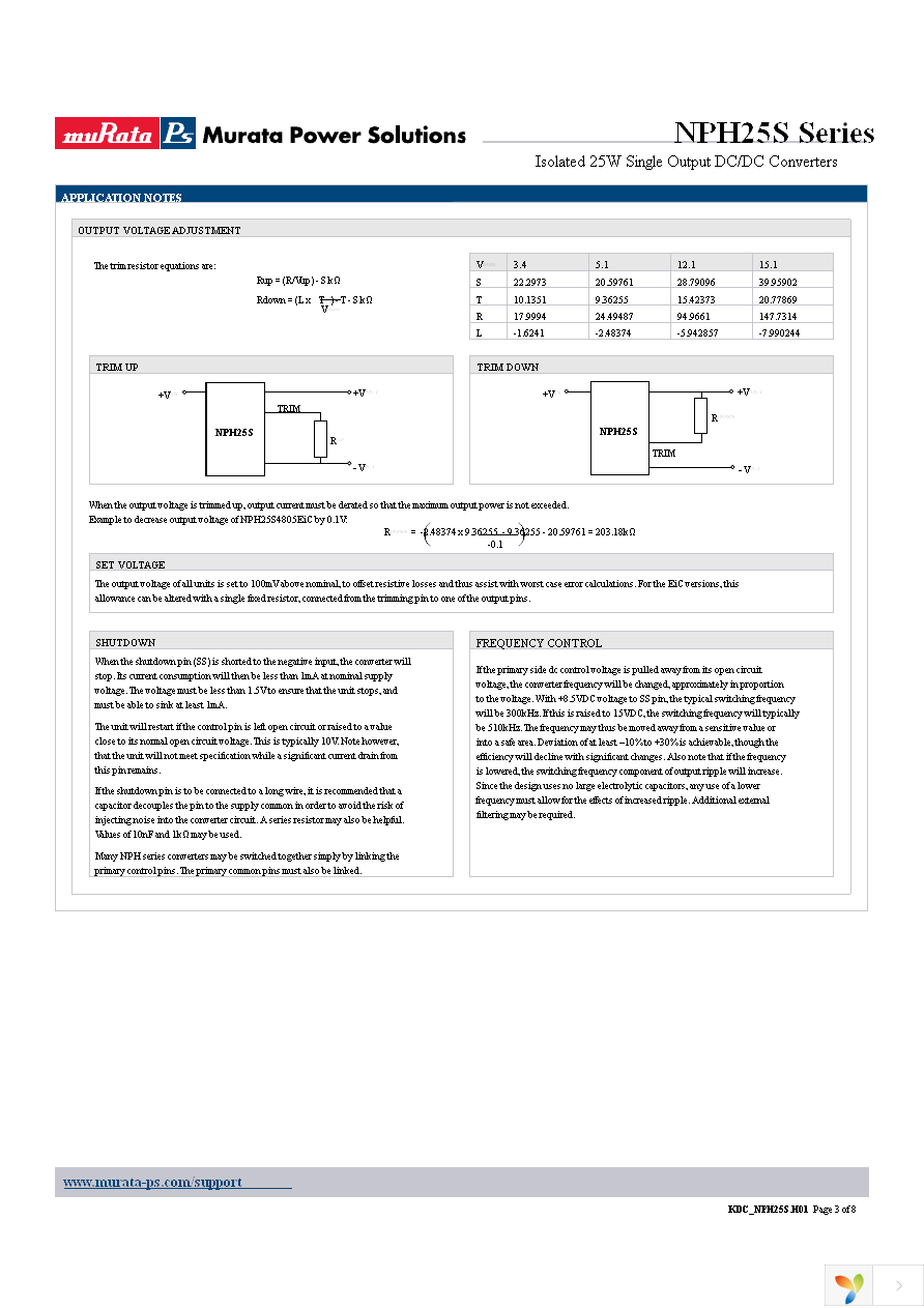 NPH25S2405IC Page 3