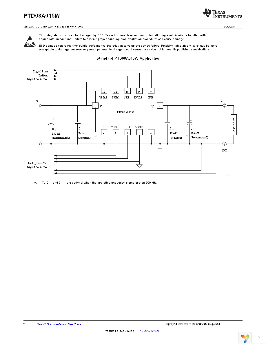 PTD08A015WAD Page 2