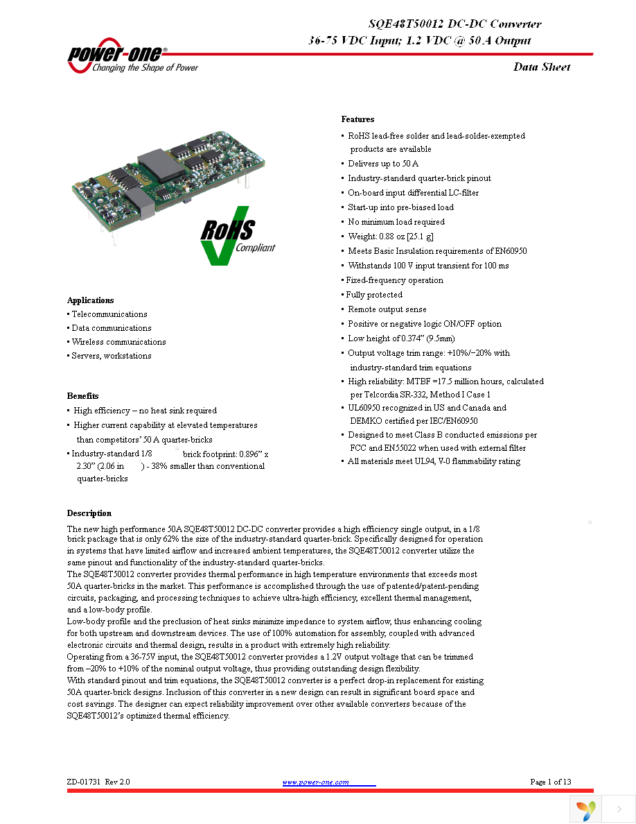 SQE48T50012-NDA0G Page 1