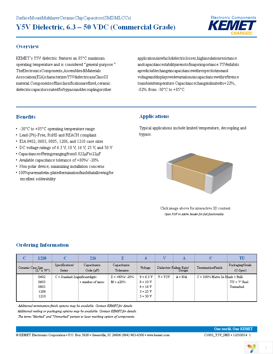 C1210C226Z8VACTU Page 1