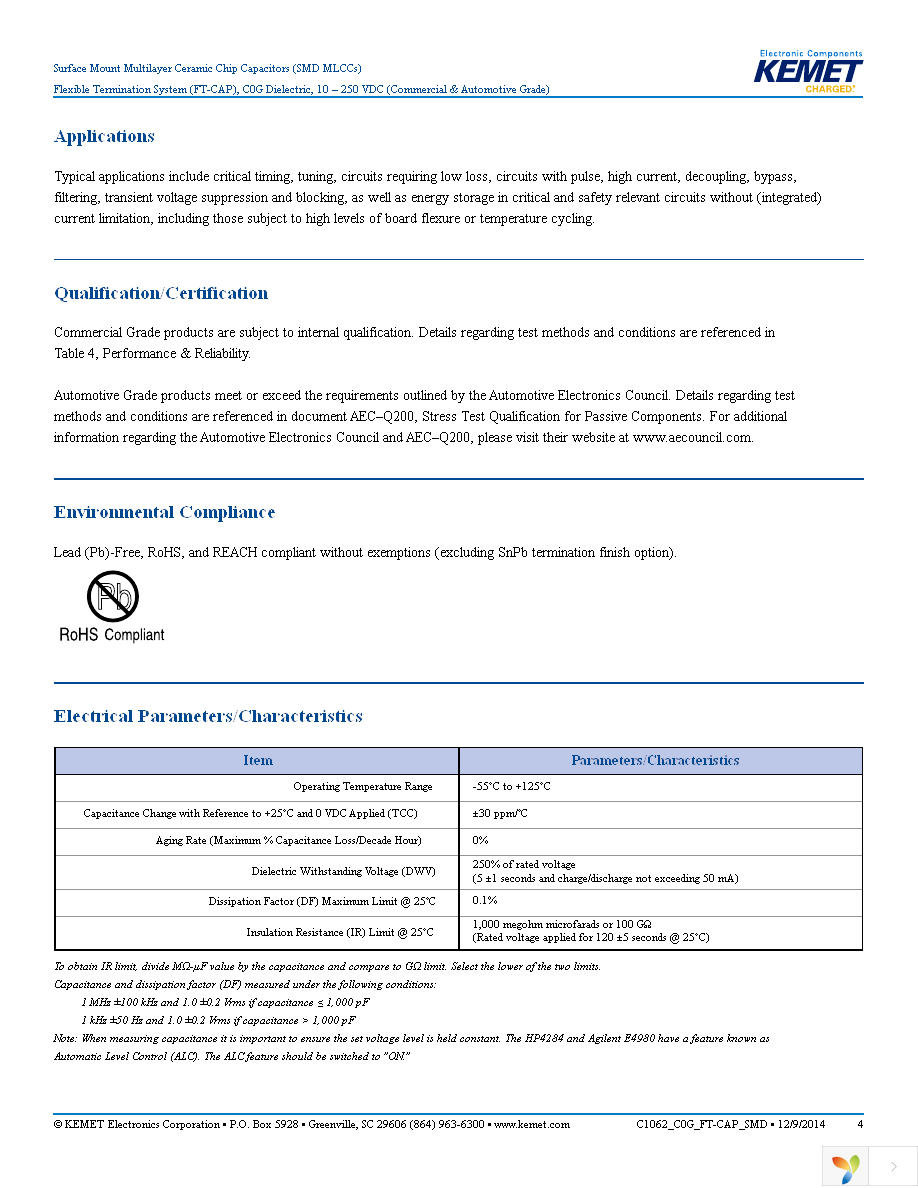 C1206X102J2GACTU Page 4