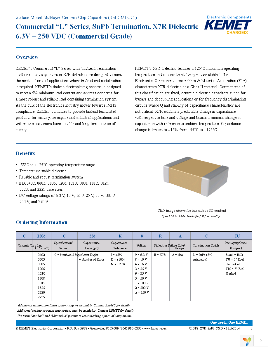 C0603C104K3RALTU Page 1