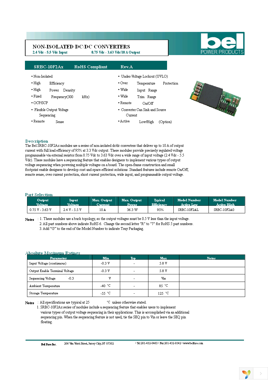 SRBC-10F2ALG Page 1