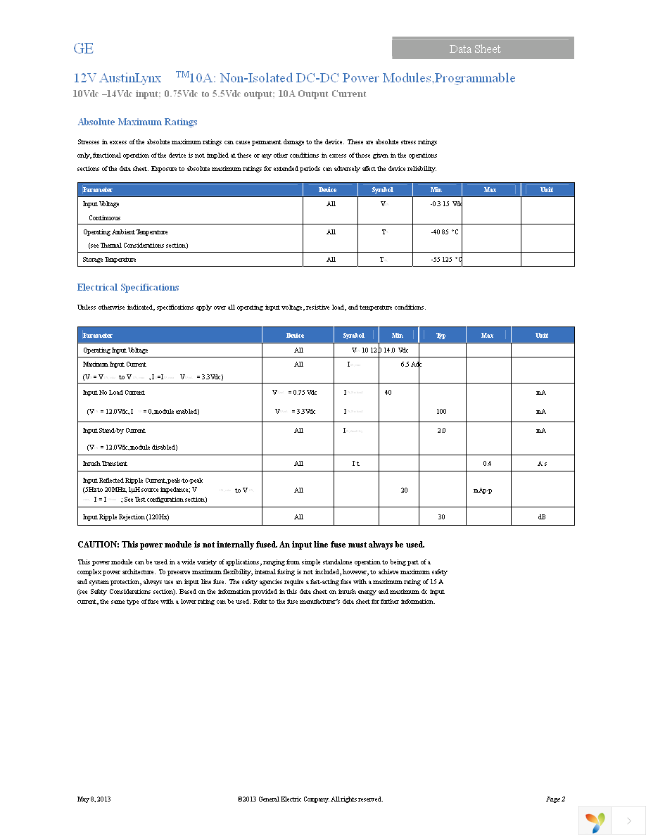 AXA010A0G93-SRZ Page 2