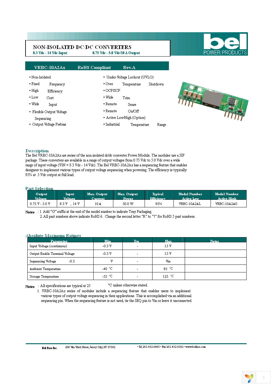 VRBC-10A2A0G Page 1