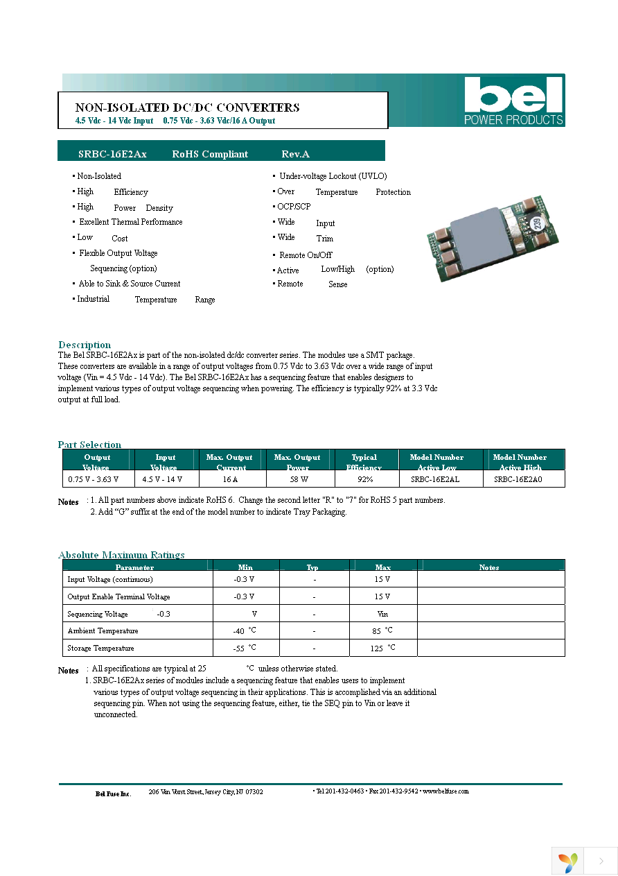 SRBC-16E2ALG Page 1