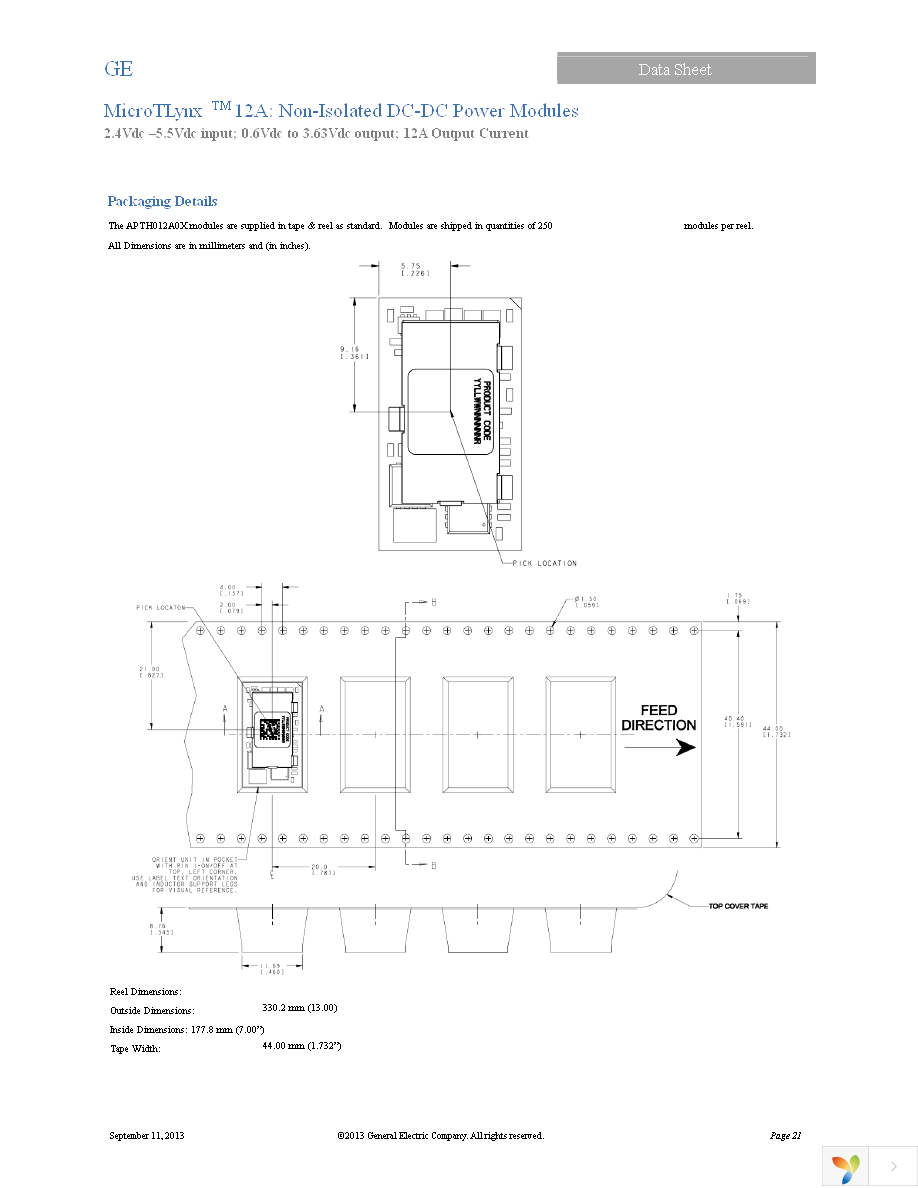 APTH012A0X3-SRZ Page 21