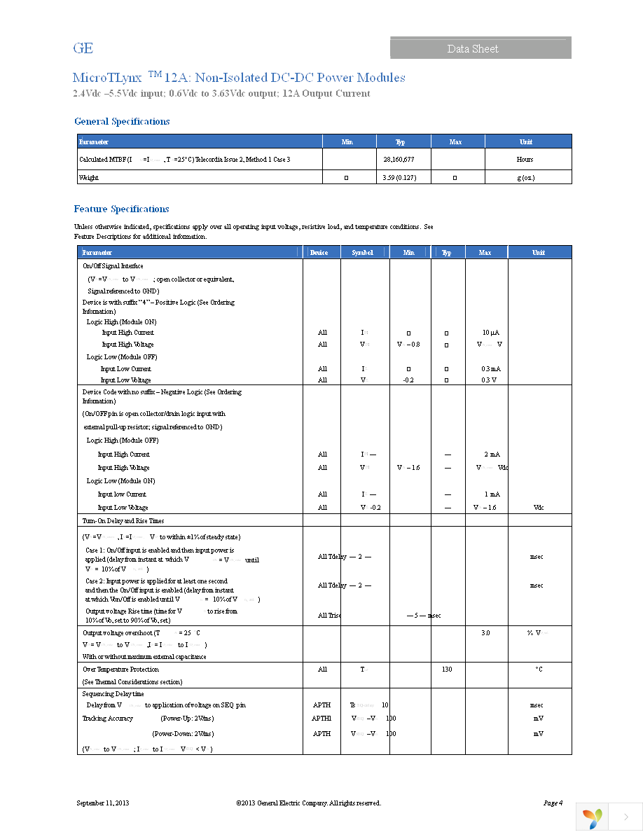 APTH012A0X3-SRZ Page 4