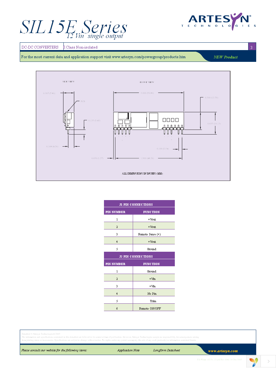 SIL15E-12W3V3-VJ Page 3