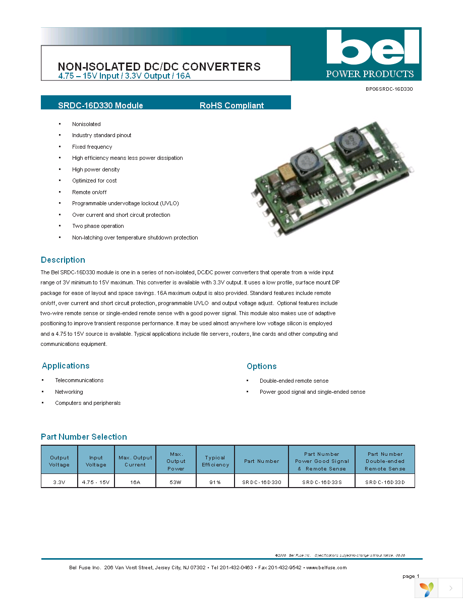 SRDC-16D33DG Page 1