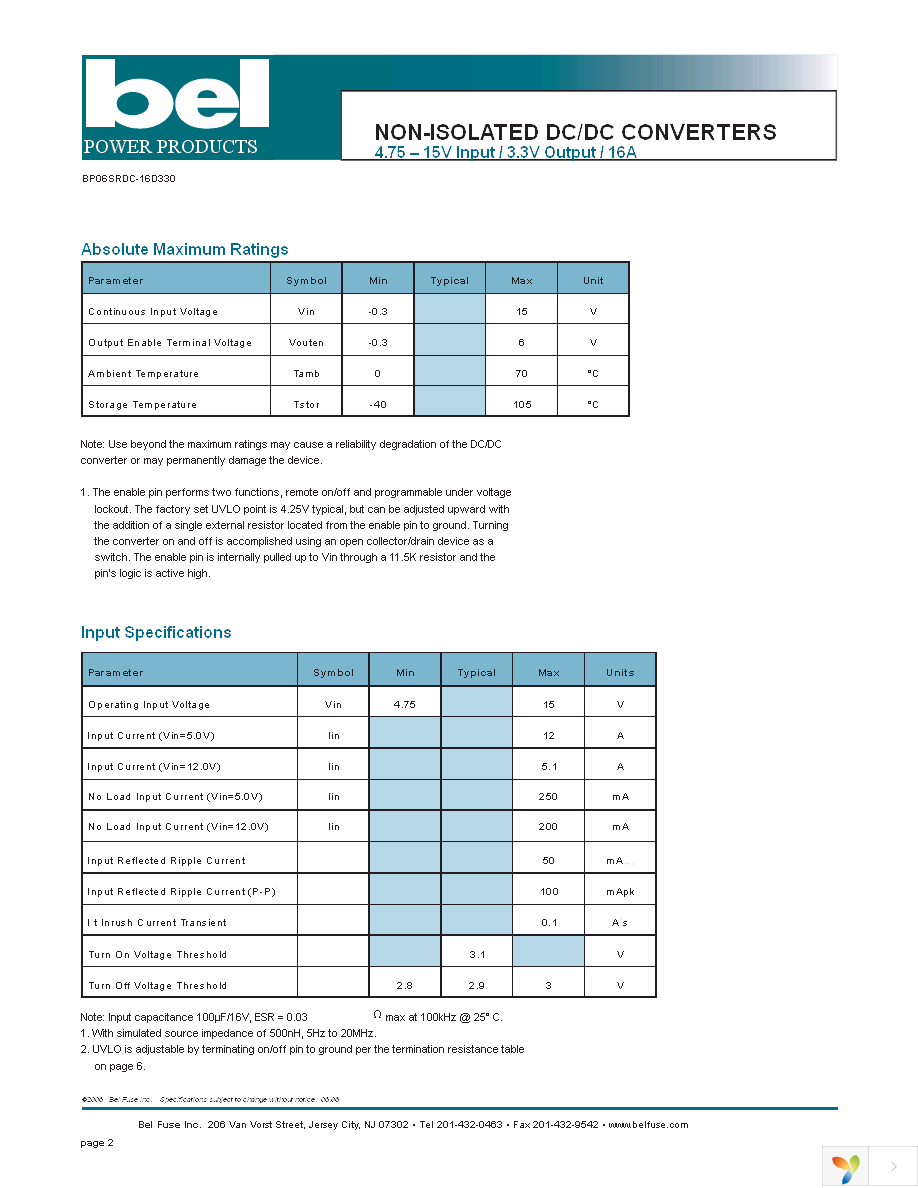 SRDC-16D33DG Page 2