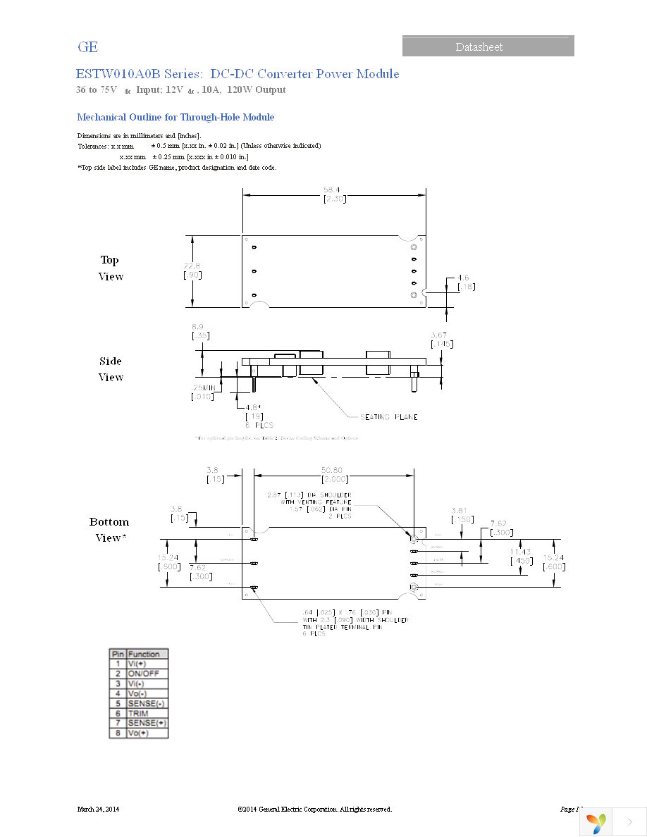 ESTW010A0B41-SZ Page 14