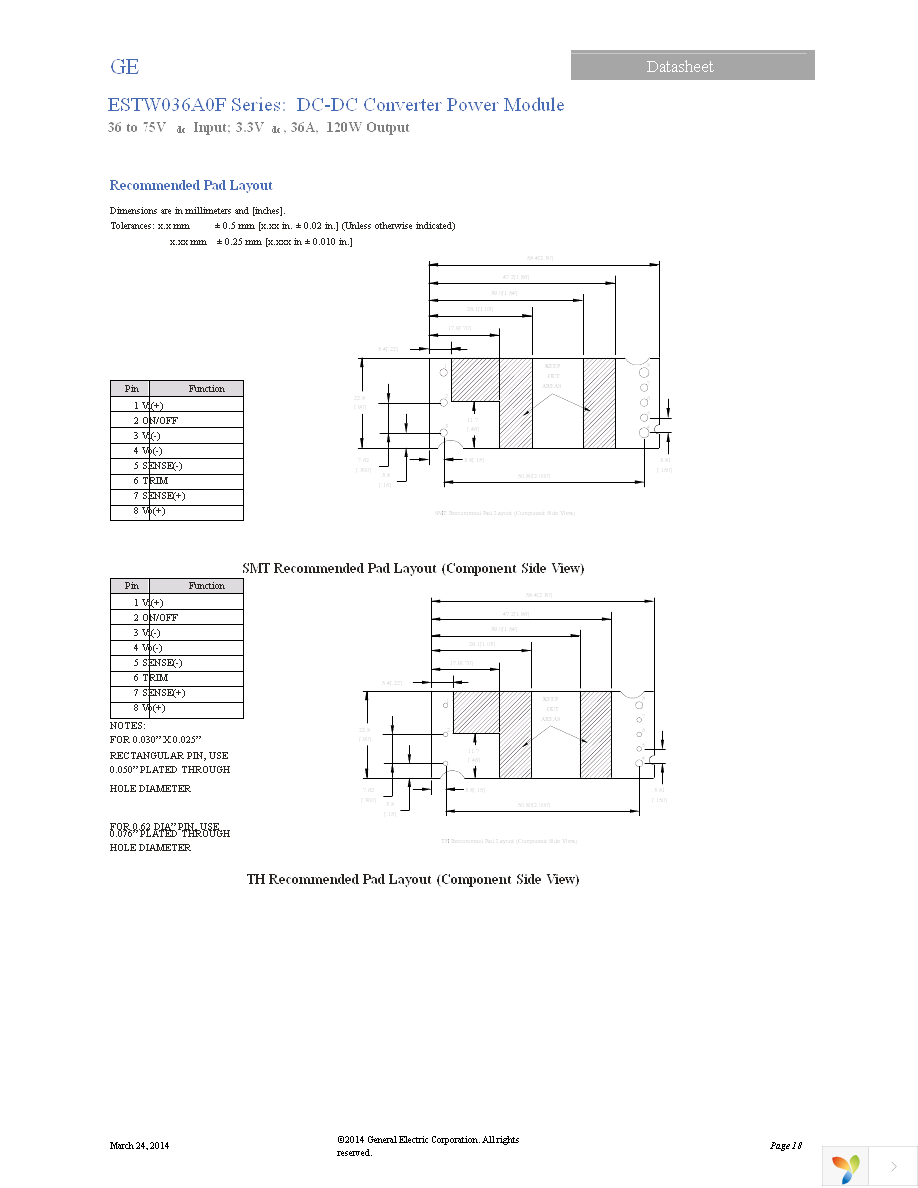 ESTW036A0F41-SZ Page 18