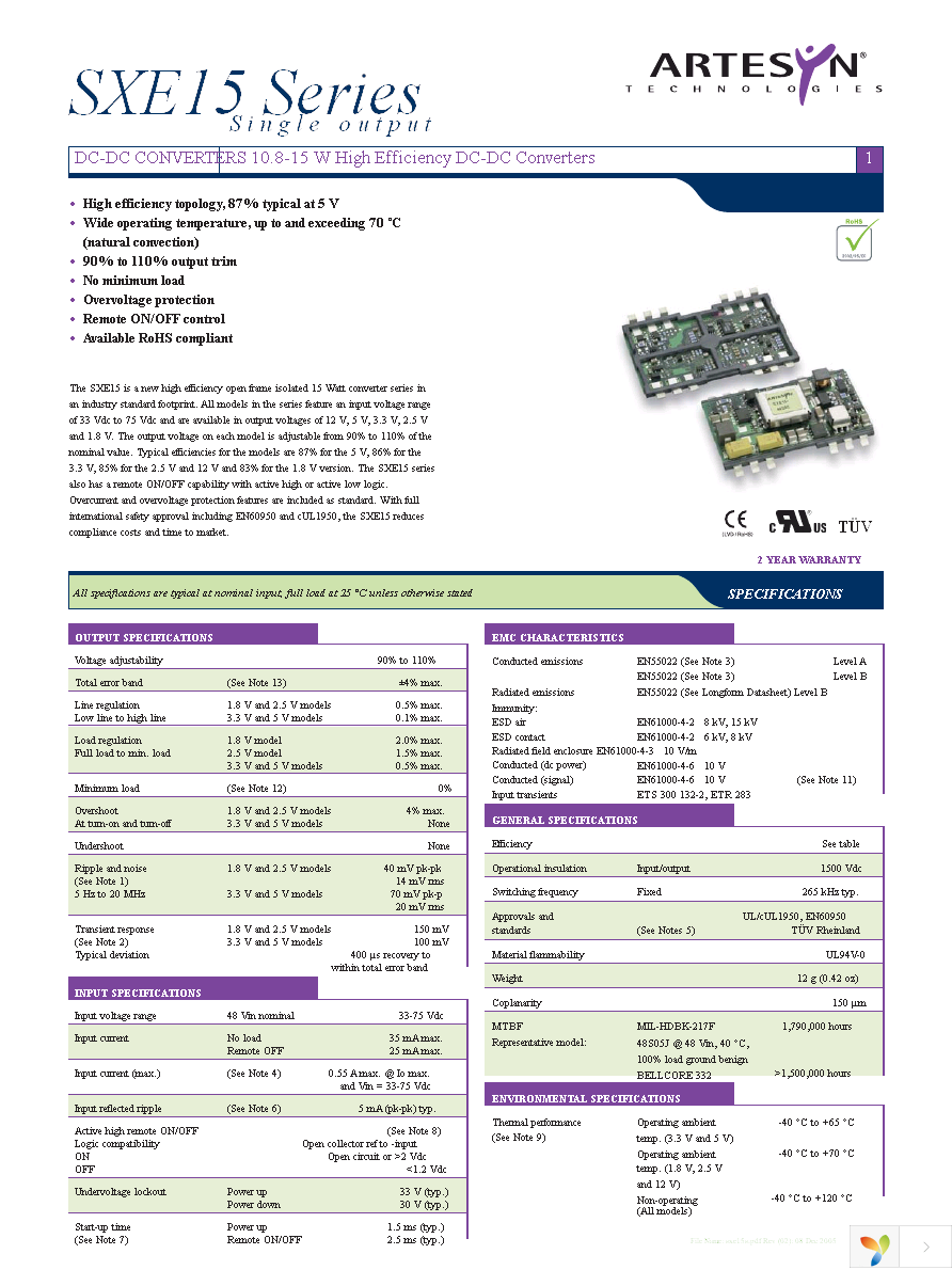 SXE15-48S3V3J Page 1