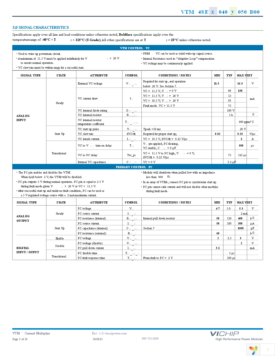 VTM48ET040T050B00 Page 3